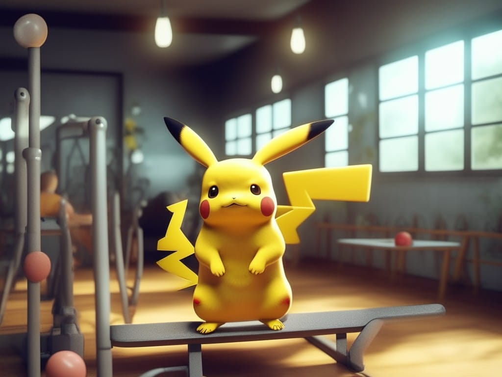 Pikachu pilates Artbreeder