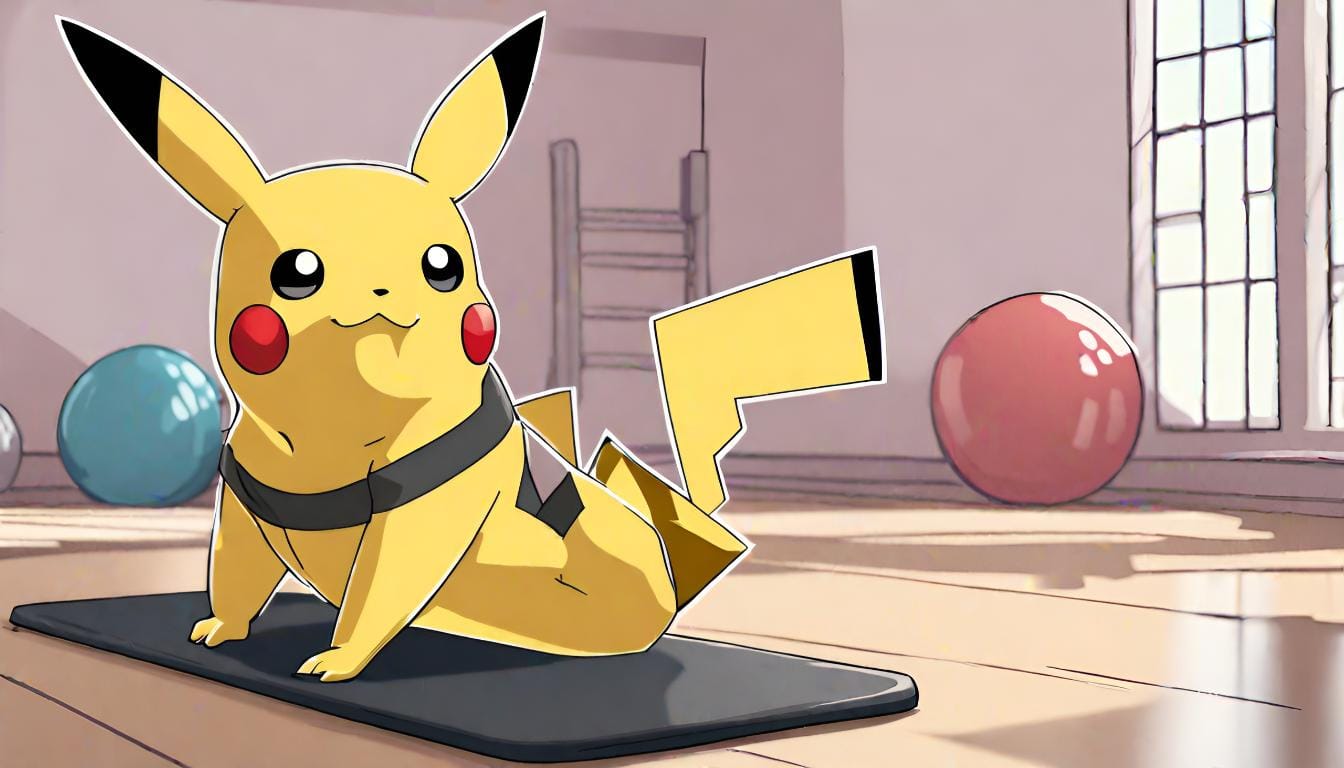 Pikachu pilates RunwayML