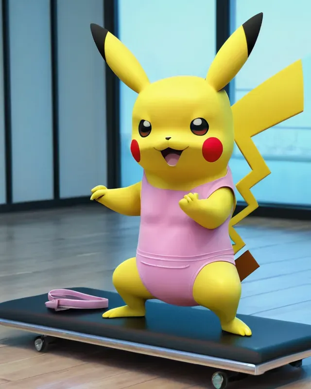 Pikachu pilates Starry AI