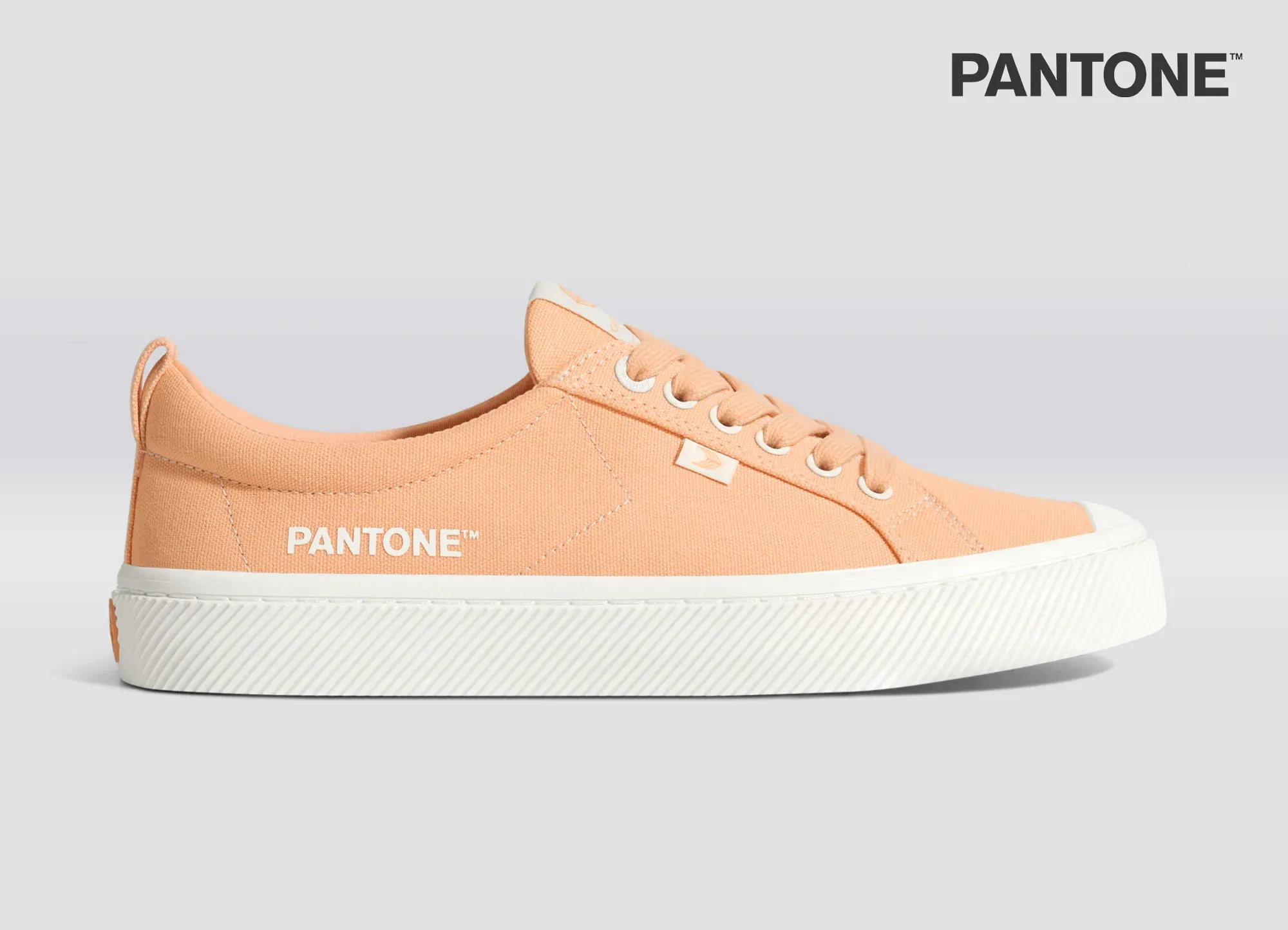Peach Fuzz shoe by Pantone
