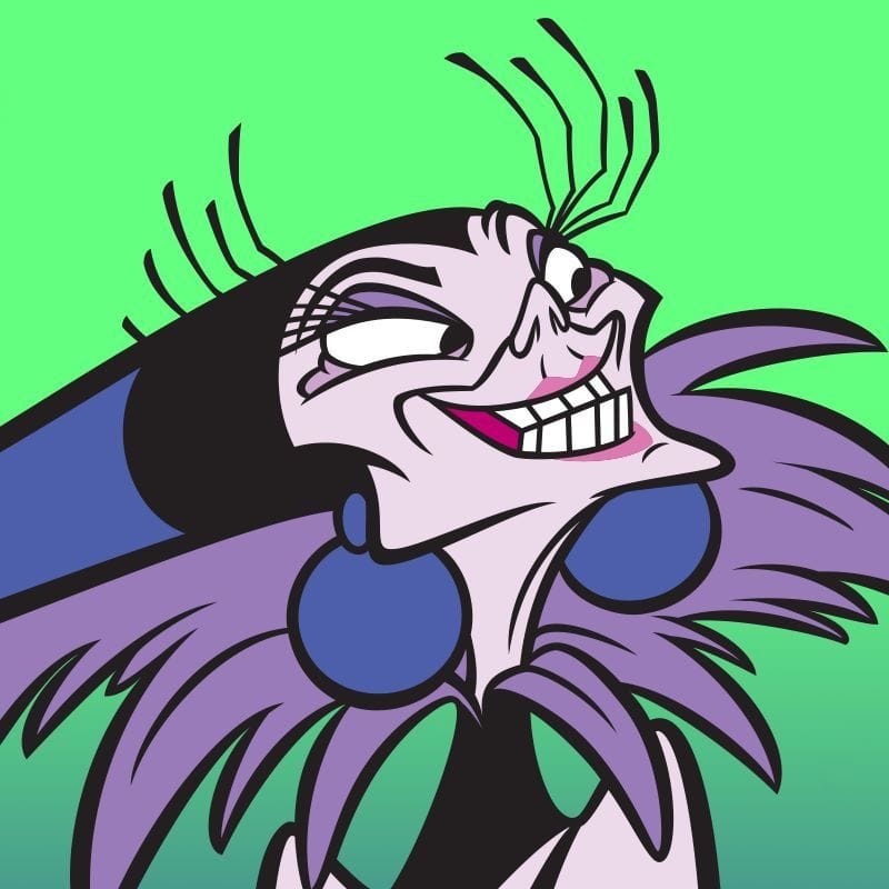 Illustration of Yzma from Emperors New Groove (2000)