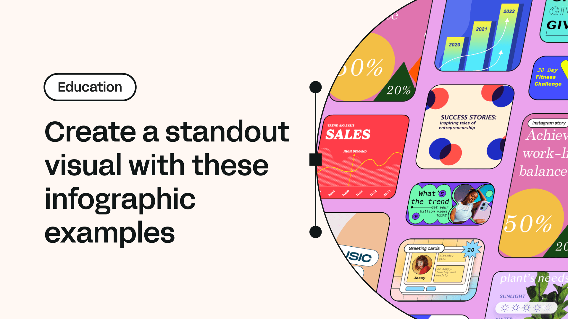 Create a standout visual with these infographic examples | Linearity