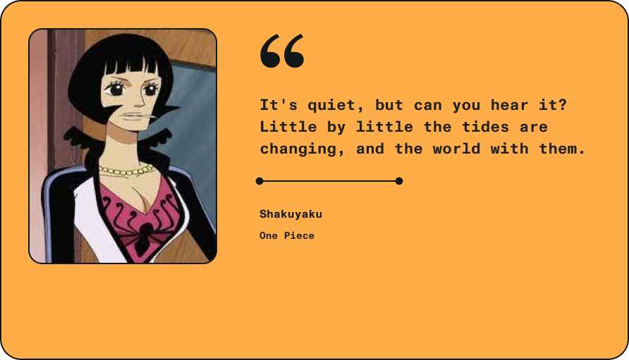 Anime quote by Shakuyaku