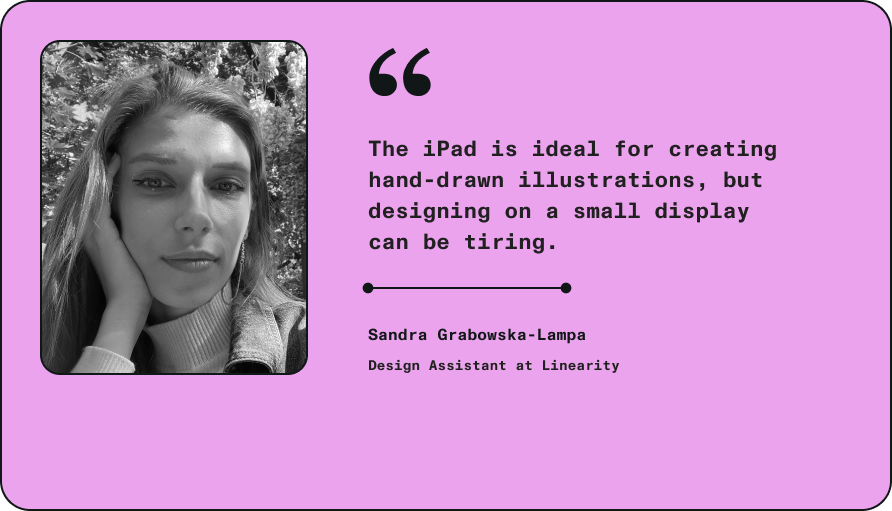 Sandra Grabowska-Lampa - Graphic design on iPad