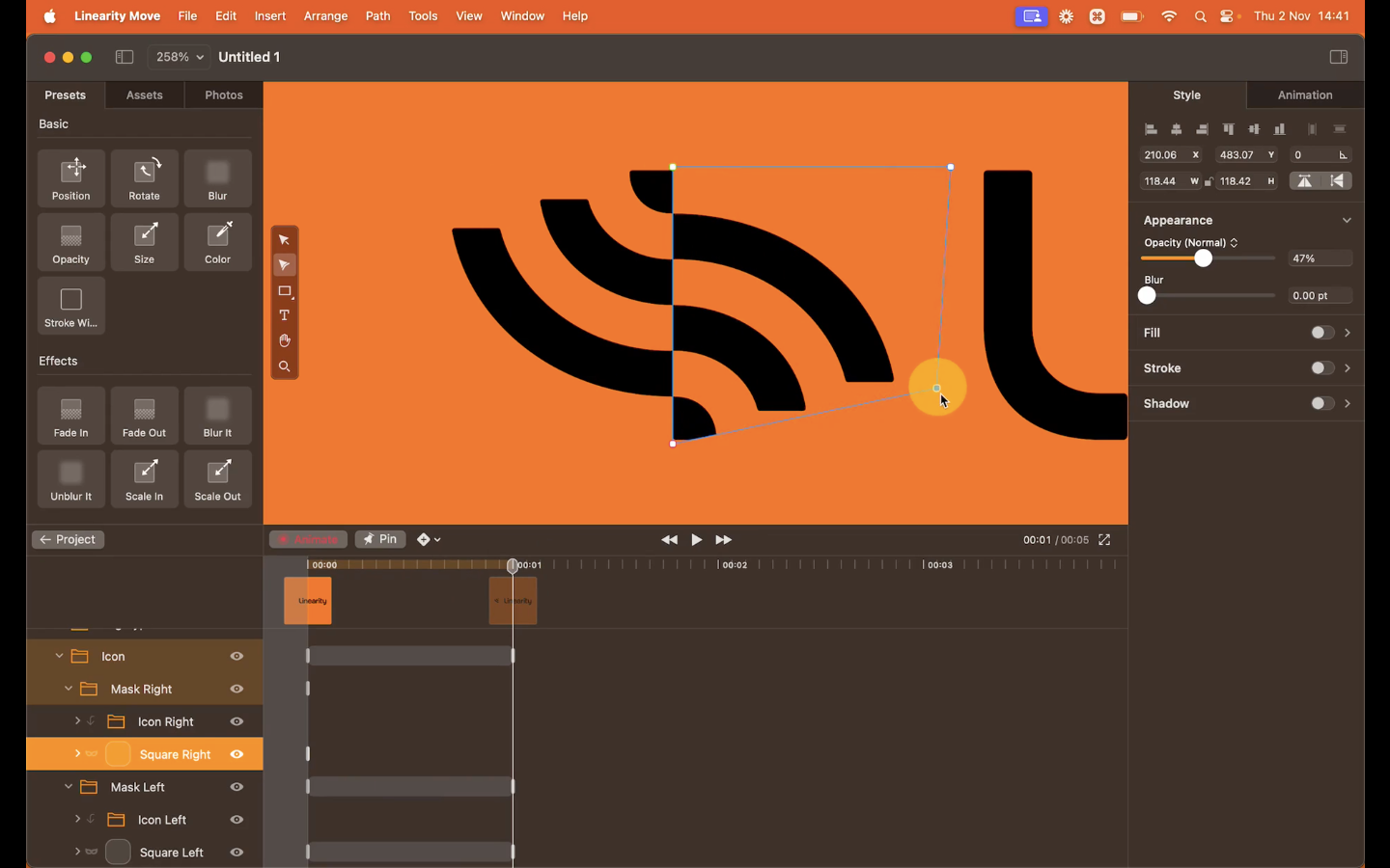 How to animate a logo + linearity + animate masks 2
