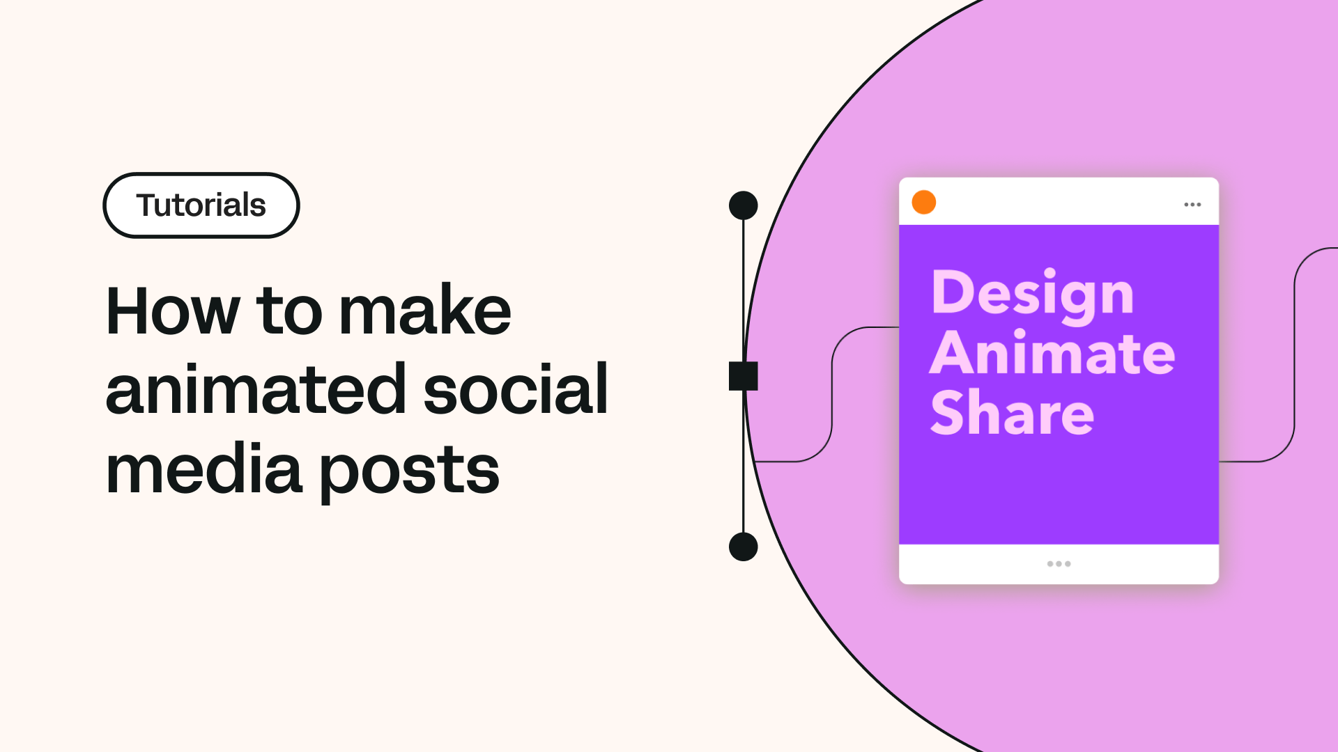 How to make animated social media posts | Linearity