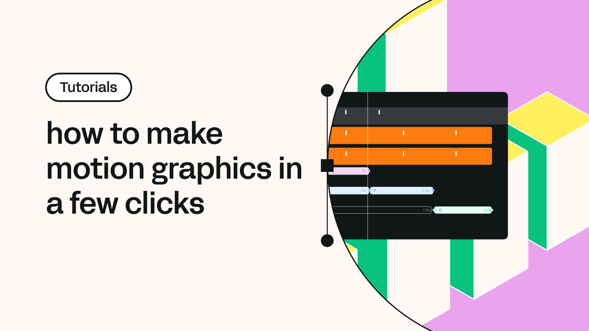 How to make motion graphics in a few clicks