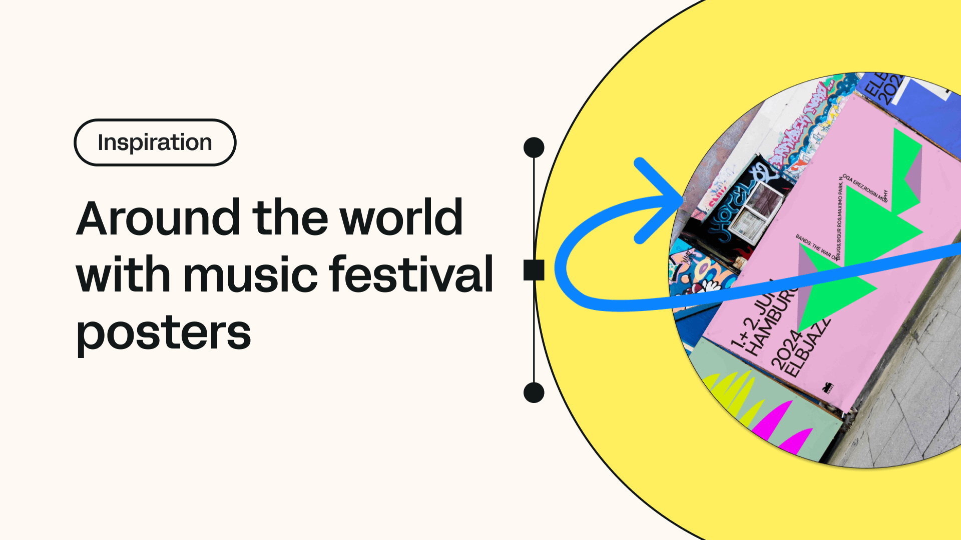 Around the world with music festival posters | Linearity