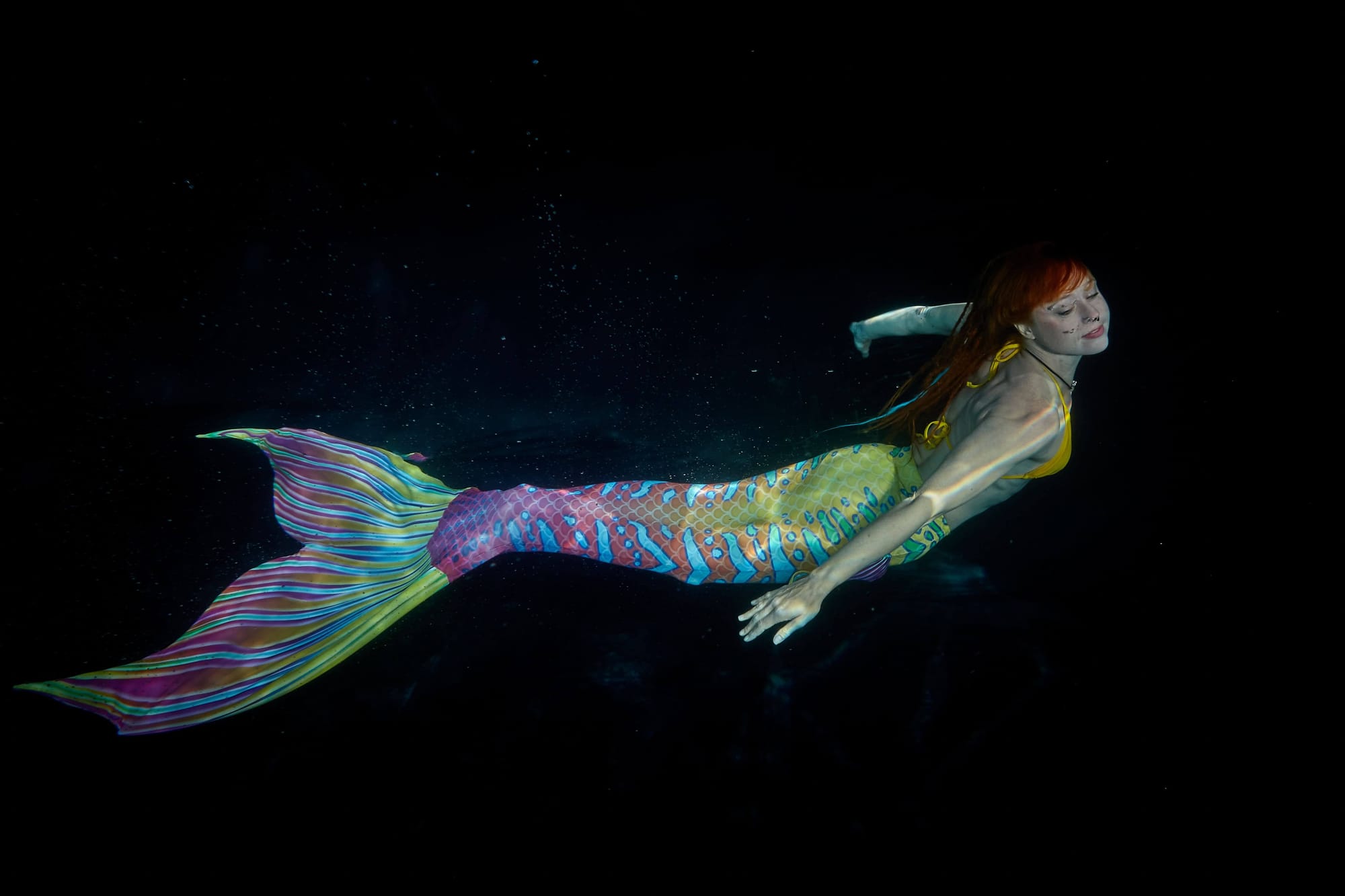 Mermaid swimmer