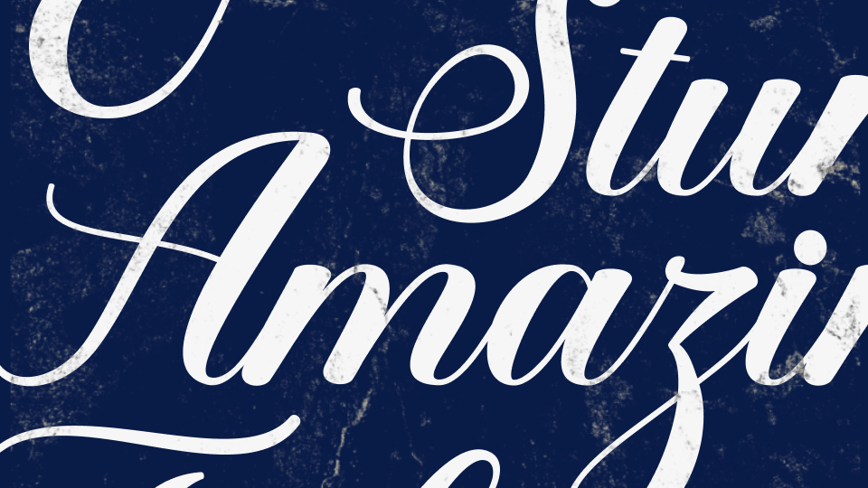 Get creative with cursive font | Linearity Curve (formerly Vectornator)